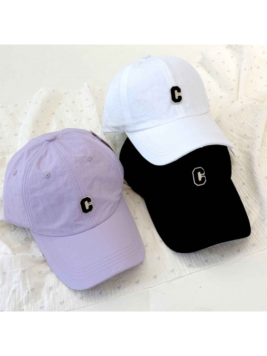 Ամառային գլխարկներ XIMI 6941963963244 FASHION SIMPLE LETTER C QUICK DRYING BASEBALL CAP (963244)