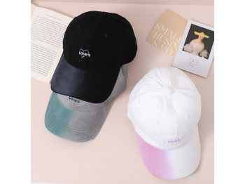 Ամառային գլխարկներ XIMI 6941963963299 FASHION TRENDY LETTER COLOR CONTRAST BASEBALL CAP (963299)
