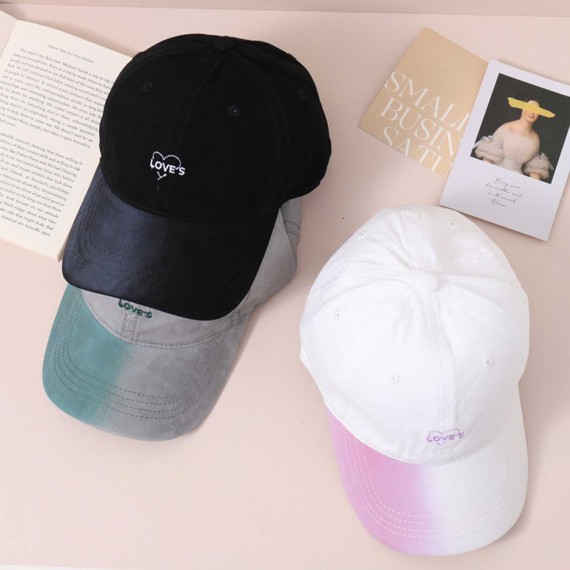 Summer hats XIMI 6941963963299 FASHION TRENDY LETTER COLOR CONTRAST BASEBALL CAP (963299)