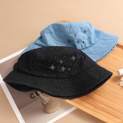 Summer hats XIMI 6941963965569 STYLISH RETRO DENIM FISHERMAN HAT (965569)