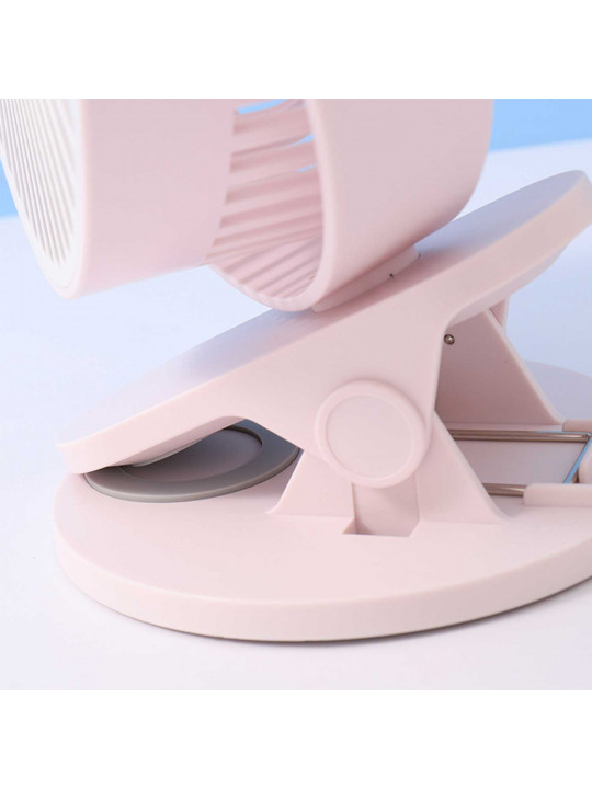Փոքր հովհանոցներ XIMI 6932533138117 COLOR BLOCKING TABLE CLIP LARGE FAN A MODEL (1200MAH) (138117)
