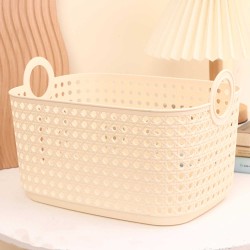 Ящик для хранения XIMI 6941963967723 BAMBOO WEAVING STYLE HOLLOW PLASTIC STORAGE BIN (967723)