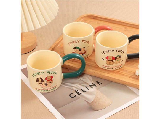 Кружки XIMI 6941963967877 HAPPY XIAOWANG WIDE HANDLE CERAMIC CUP (967877)