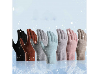 Սեզոնային ձեռնոցներ XIMI 6941963983013 SIMPLE SOLID COLOR WINTER GLOVES FOR WOMEN (983013)