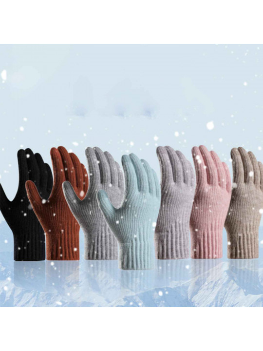 Սեզոնային ձեռնոցներ XIMI 6941963983013 SIMPLE SOLID COLOR WINTER GLOVES FOR WOMEN (983013)