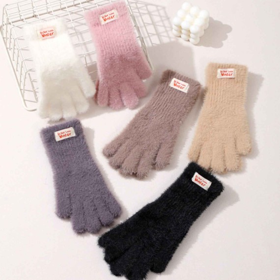 Seasonal gloves XIMI 6941963983037 POPULAR FABRIC LABEL WINTER GLOVES FOR WOMEN (983037)