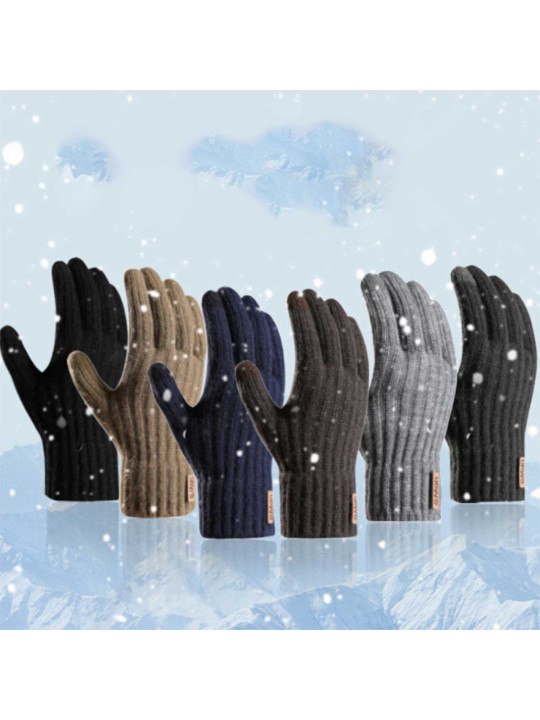 Սեզոնային ձեռնոցներ XIMI 6941963983105 SIMPLE SOLID COLOR WINTER GLOVES FOR MEN (83105)