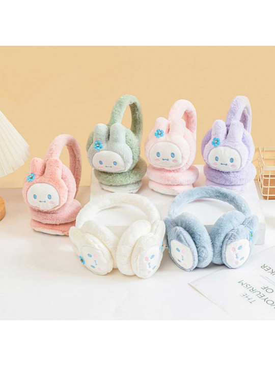 Ձմեռային գլխարկներ XIMI 6941963983242 CUTE BUNNY FOLDABLE EARMUFFS (983242)