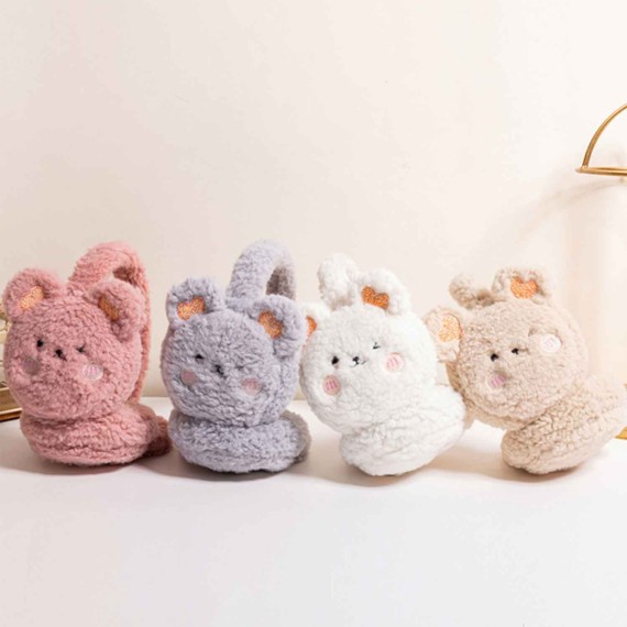 Зимние шапки XIMI 6941963983266 CUTE BEAR FOLDABLE EARMUFFS (983266)