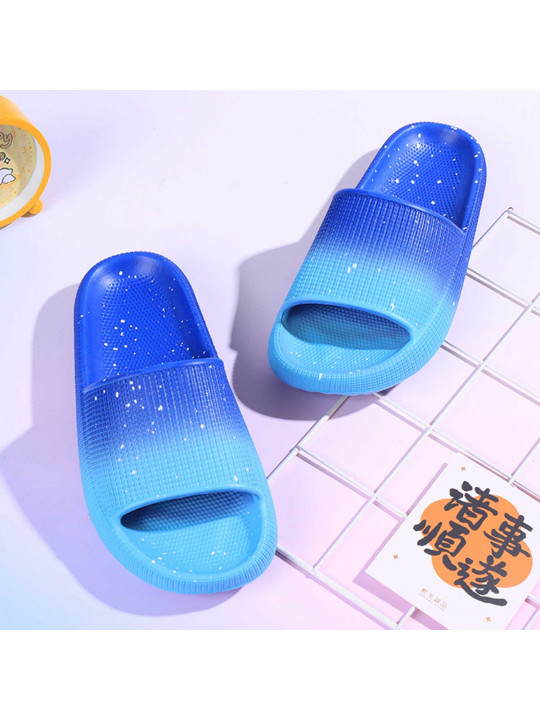 Ամառային հողաթափեր XIMI 6942156291731 DREAM STARRY SKY GRADIENT COLOR CHILDRENS SLIPPERS 35 (BLUE GRADIENT) (291731)