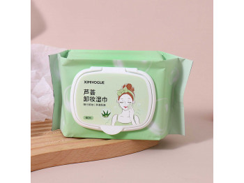 Դեմքի խնամք XIMI 6973542567291 ALOE VERA MAKEUP REMOVAL WET WIPES (60 PIECES) (567291)