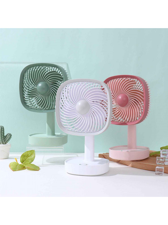 Փոքր հովհանոցներ XIMI 6978068781084 SQUARE DESKTOP FAN (1200MAH) (781084)