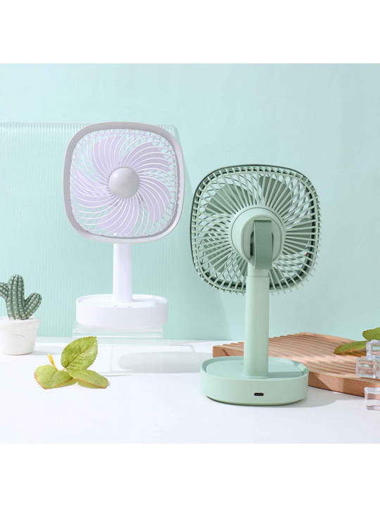 Փոքր հովհանոցներ XIMI 6978068781084 SQUARE DESKTOP FAN (1200MAH) (781084)