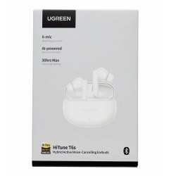 Tws наушник UGREEN WS205 HiTune T6s ANC (White) (45585)