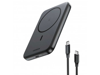Արտաքին սնուցման մարտկոց UGREEN 10000mAh Magnetic Wireless USB-C (Grey) (15086)