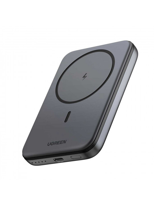 Արտաքին սնուցման մարտկոց UGREEN 10000mAh Magnetic Wireless USB-C (Grey) (15086)
