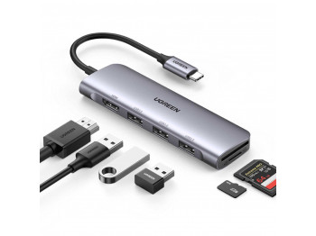 Usb-հանգույց UGREEN 6-in1 USB-C (35999)