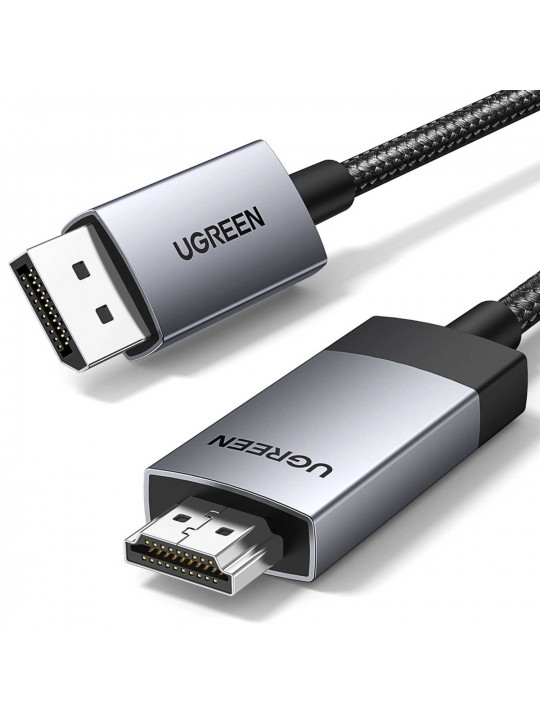 Մալուխ UGREEN DP119 DP to HDMI 4K60Hz 1m (BK) (15773)