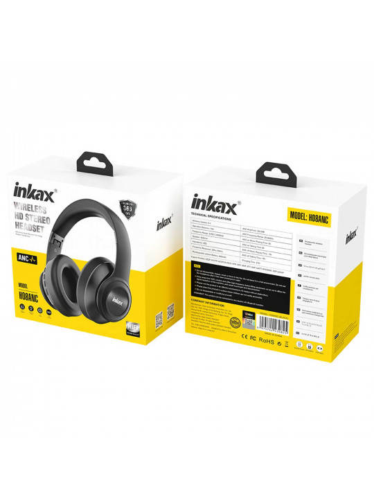 Наушник INKAX H08 ANC (Black) 