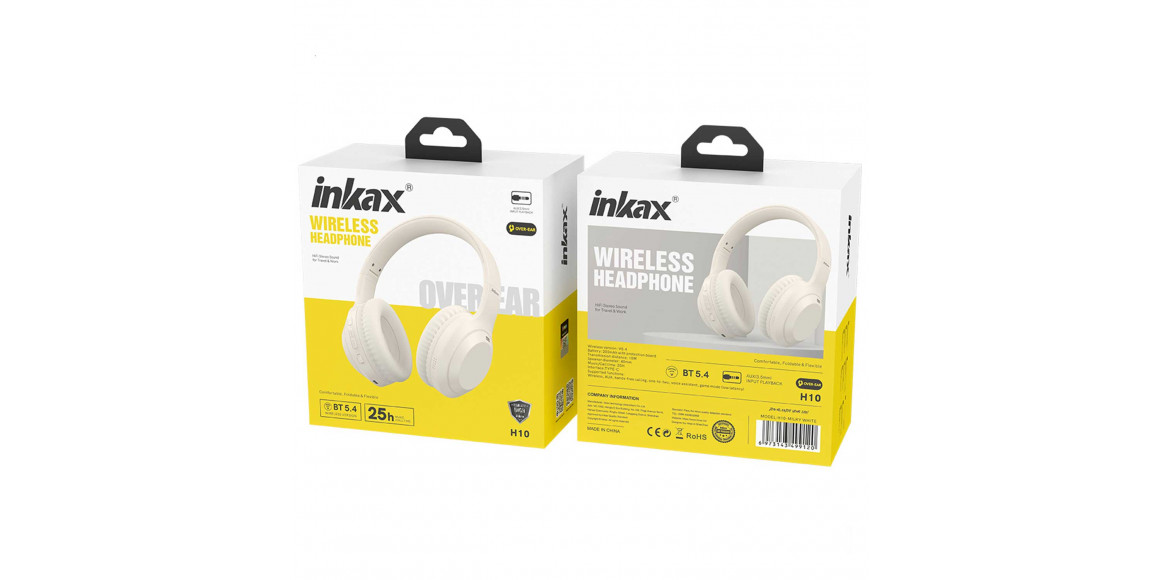 Наушник INKAX H10 (White) 