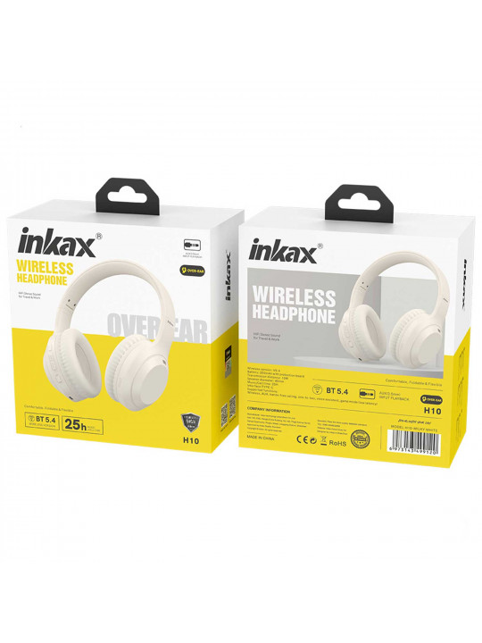 Наушник INKAX H10 (White) 