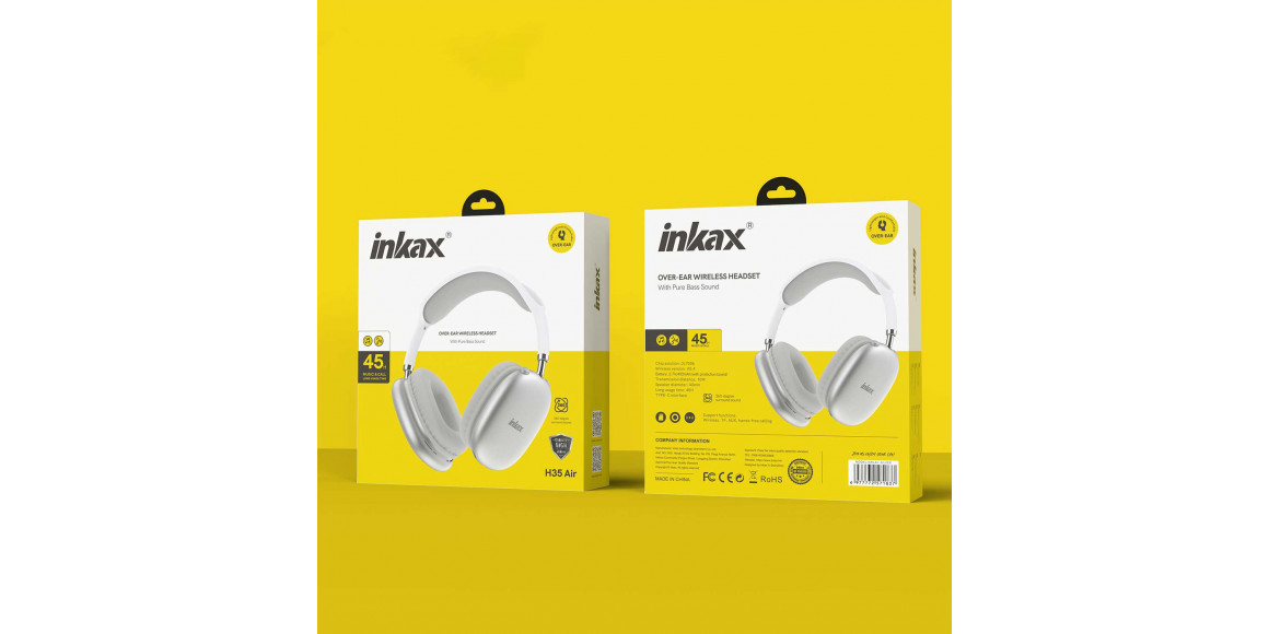 Ականջակալ INKAX H35 Air (Silver) 