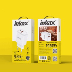Power adapter INKAX Y33 20W (White) 