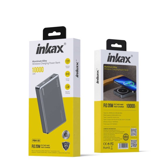 Внешние зарядные устройства INKAX PBM-08 10000mAh (Grey) 