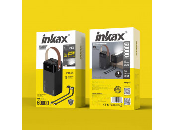 Արտաքին սնուցման մարտկոց INKAX PBQ-45 60000mAh (Black) 