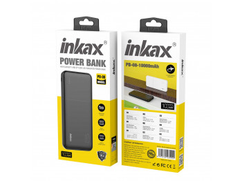 Արտաքին սնուցման մարտկոց INKAX PB-08 10000mAh (Black) 