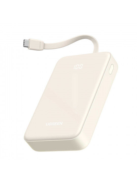 Արտաքին սնուցման մարտկոց UGREEN PB505 20000mAh 22.5W USB-C (White) (35340)