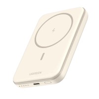 Power bank UGREEN PB560 5000mAh Magnetic Wireless USB-C (Beige) (25207)