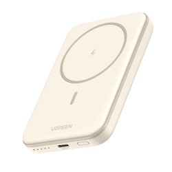 Power bank UGREEN PB560 5000mAh Magnetic Wireless USB-C (Beige) (25207)