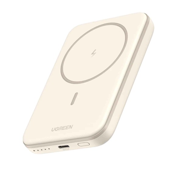Արտաքին սնուցման մարտկոց UGREEN PB560 5000mAh Magnetic Wireless USB-C (Beige) (25207)