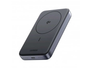 Արտաքին սնուցման մարտկոց UGREEN PB761 10000mAh Magnetic Wireless 30W USB-C (Grey) (45763)