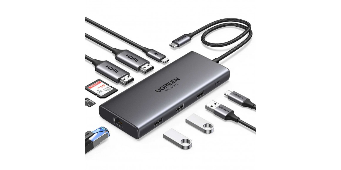 Usb-hub UGREEN Revodok Pro 210 10-in1 USB-C (15534)