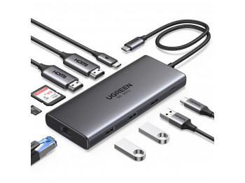 Usb-հանգույց UGREEN Revodok Pro 210 10-in1 USB-C (15534)