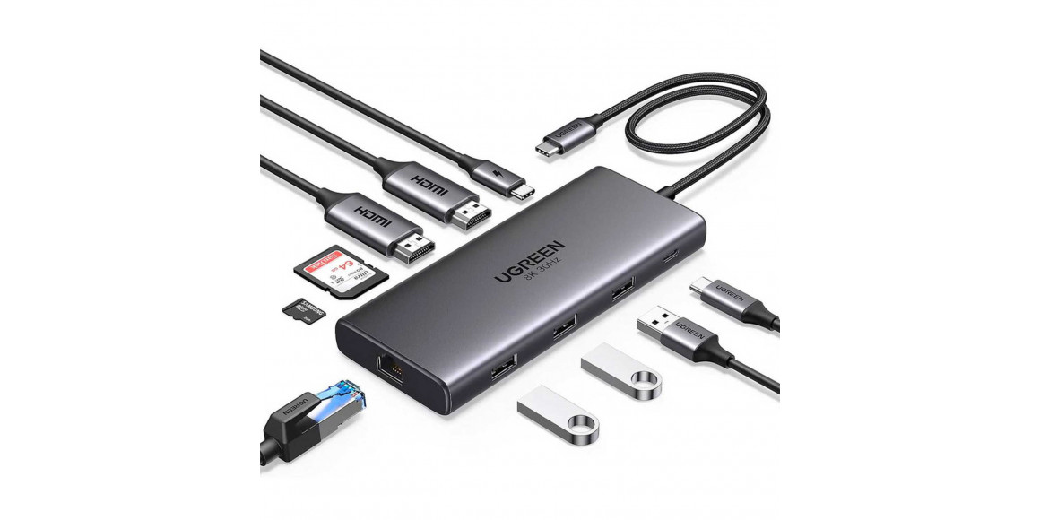 Usb-hub UGREEN Revodok Pro 210 11-in1 USB-C (45520)