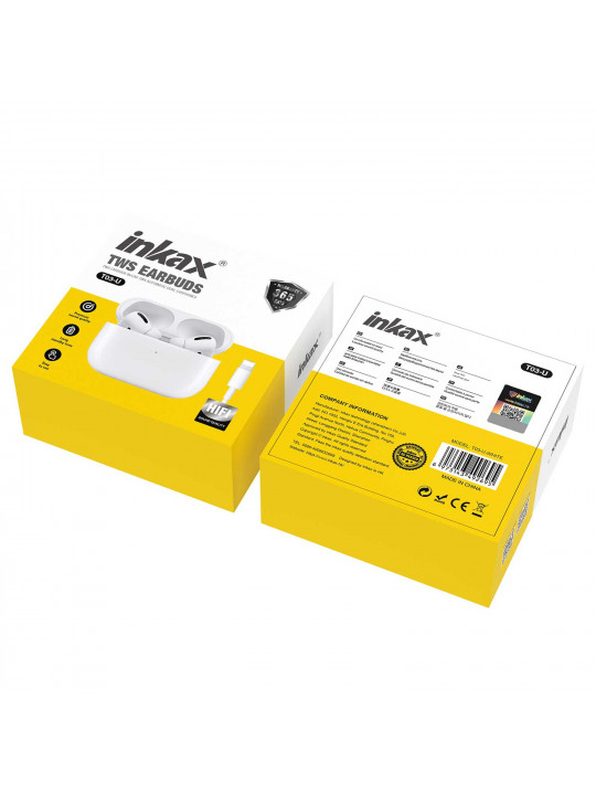 Tws наушник INKAX T03-U (White) 