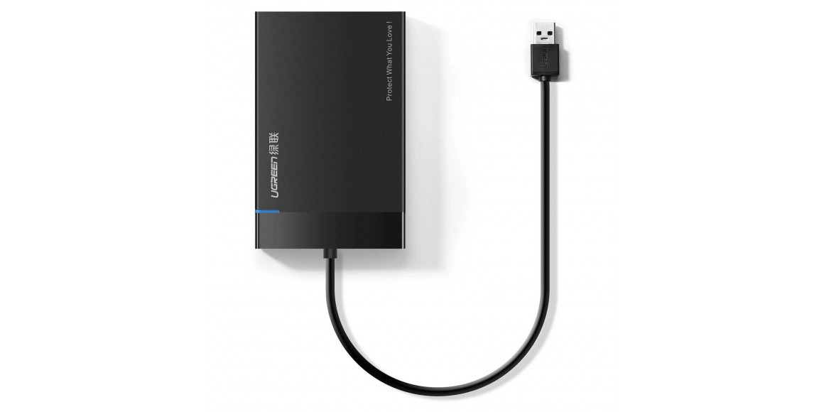 Կոշտ սկավառակի պատյան UGREEN US221 2.5 HDD/SSD Type-C 6Gbps (BK) (30847)
