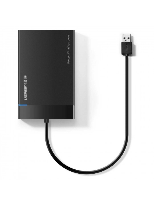 Կոշտ սկավառակի պատյան UGREEN US221 2.5 HDD/SSD Type-C 6Gbps (BK) (30847)
