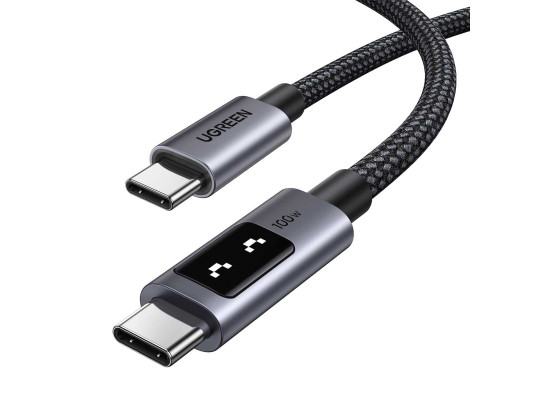 Cable UGREEN Uno USB-C to USB-C 0.5m (Grey) (45612)