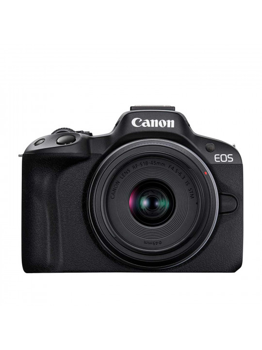 Թվային ֆոտոխցիկ CANON EOS R50 RF-S 18-45 IS STM Black 