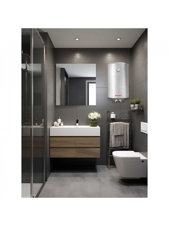 Էլեկտրական ջրատաքացուցիչ SHIVAKI SHTT WH 2.0 80 SILVER STEEL 