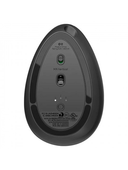 Մկնիկ LOGITECH MX Vertical (Graphite) (L910-005448)
