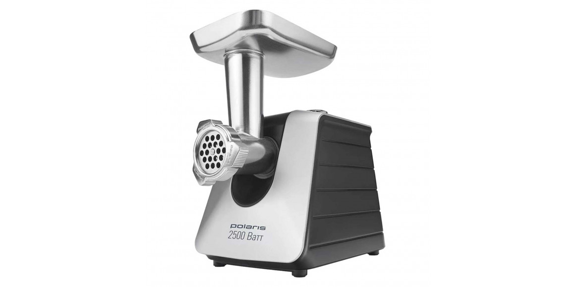 Meat grinder POLARIS PMG 2561 BLACK/SILVER 
