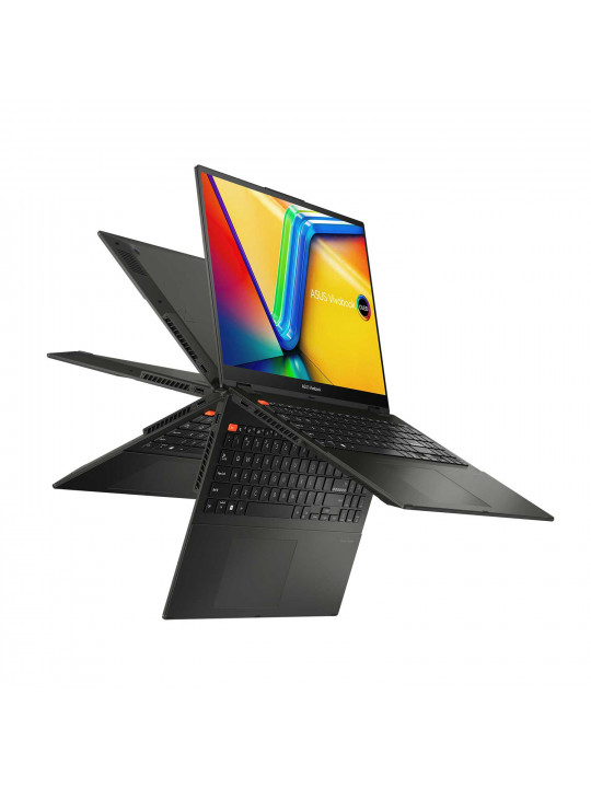 Նոթբուք ASUS Vivobook S16 Flip OLED TP3604VA-WS51T (i5-1335U)16 Touch 8GB 512GB W11H (Midnight Black) (90NB1051-M00710)