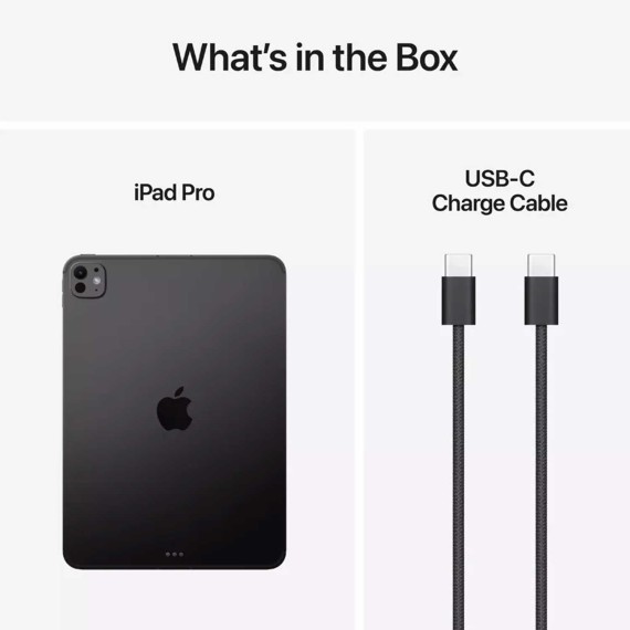 Планшет APPLE iPad Pro 11 (Apple M5) Wi-Fi+Celluar 256GB Standard Glass A3358 (Space Black) (ME2N4QA/A)