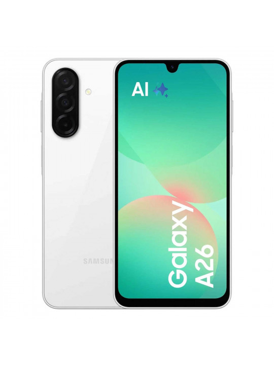 Սմարթ հեռախոս SAMSUNG Galaxy A26 5G SM-A266B/DS 8GB 256GB (White) 