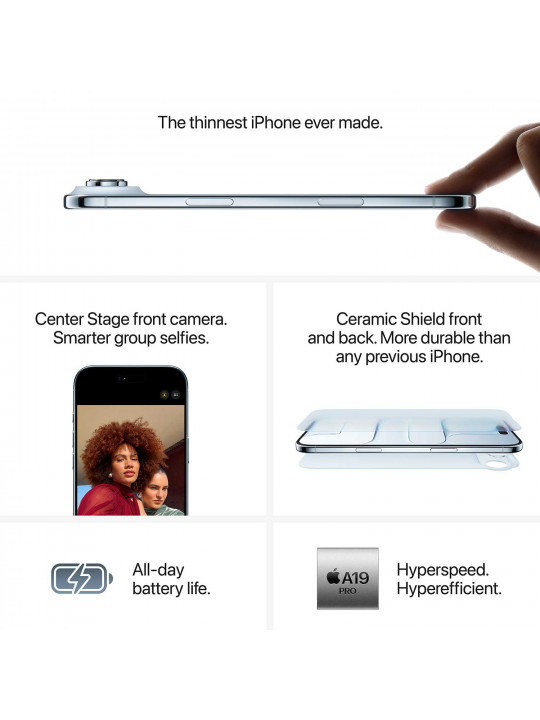 Սմարթ հեռախոս APPLE iPhone Air 256GB (Light Gold) (A3517) (MG2N4AF/A)